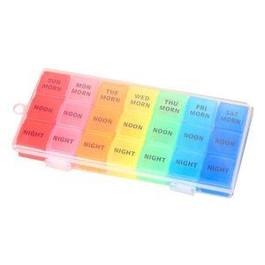 3Times Weekly Pills Vitamins Organizer With Large Compartments & Detachable Tray